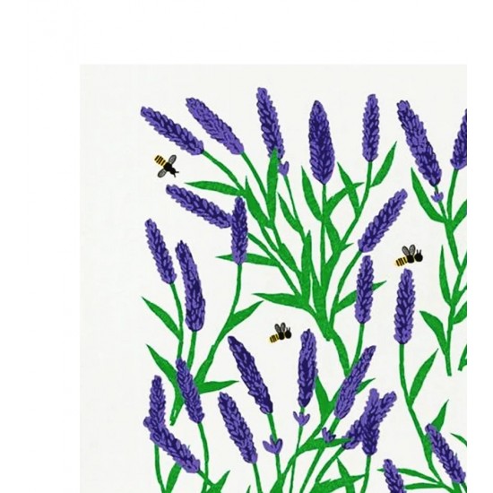 Pacote Com 20 Guardanapos De Papel 33x33cm Traceys Lavendula Napkin